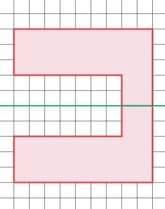 Фигура, симметричная данной области, относительно прямой m