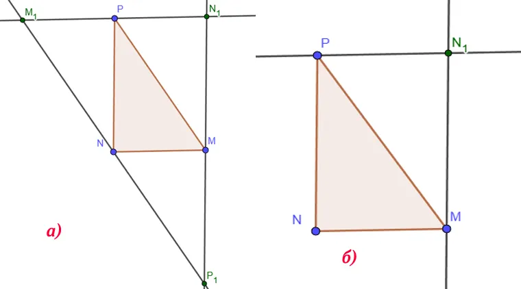 Решение задачи 6.69 - построения для пунктов а и б