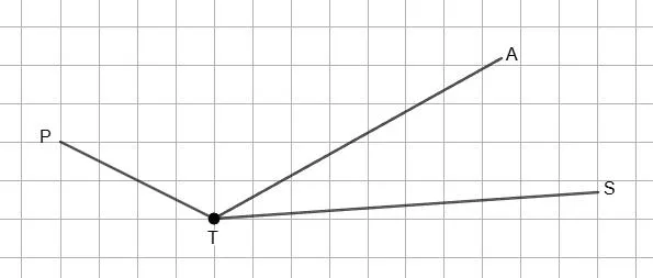 Решение задачи 7.24: углы PTS, PTA, ATS